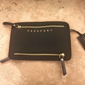 Hudson Bleecker Passport/Currency Wallet NWT